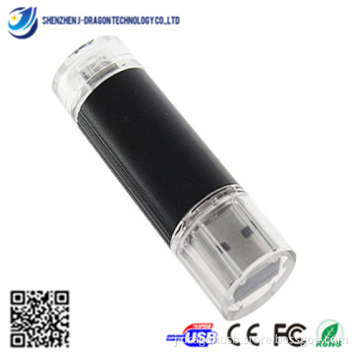 Plastic Black Log USB Flash Drive Ju133